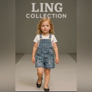 Stylish Kids Denim Overalls